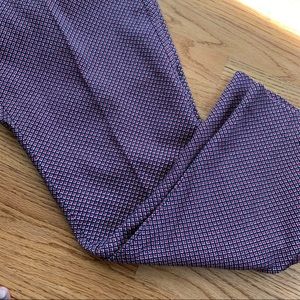 Talbots cropped printed pants.